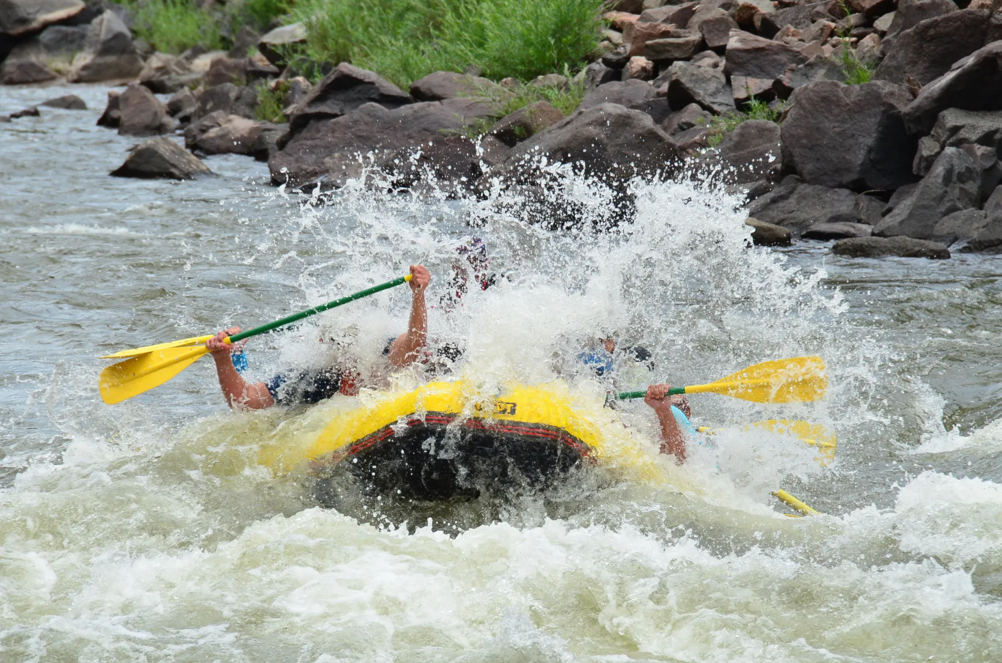 White Water Rafting on Pho Chhu